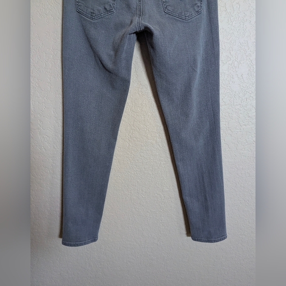 AG Adriano Goldschmied  Women's Size 27R Stevie Slim Straight Ankle Jeans, Gray  - Picture 9 of 13